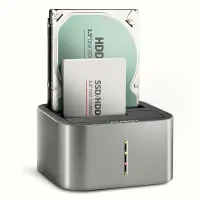 SSD ACC DOCK STATION USB-C/2.5&amp;quot;/3.5&amp;quot; SATA ADSA-DC AXAGON
