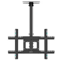 TV SET ACC CEILING MOUNT/32-80&amp;quot; BLACK N1L-B ONKRON