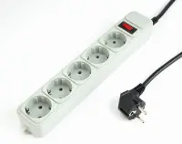 CABLE POWER EXTENSION 1.8M/5OUTL. SPG3-B-6C GEMBIRD