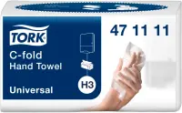 Lehträtik 2-kihiline TORK H3 C-Fold Universal 24x27cm 120 lehte pealt avatavas kilepakendis (471111)