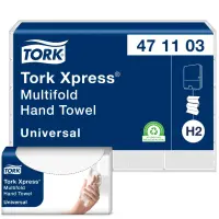 Lehträtik 2-kihiline TORK Xpress Z-fold H2 Universal 23,4x21,3cm 190 lehte pealt avatavas kilepakendis (471103)