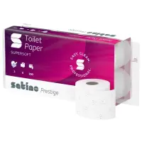 Tualettpaber 3-kihiline WEPA Super Soft lumivalge 8rl (071340)