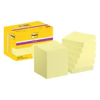 Märkmepaber 47x47mm POST-IT 622SSCY kollane 12x90 lehte