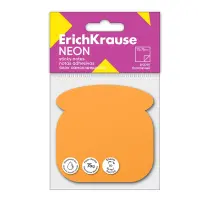 Märkmepaber 75х75mm ERICH KRAUSE Neon oranž 50l pakis