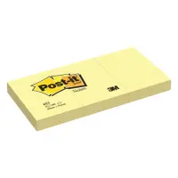Märkmepaber 38x51mm POST-IT 653 kollane 3x100 lehte