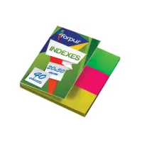 Järjehoidja plastist 20x50mm 3 värvi FORPUS