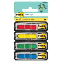 Järjehoidja 11,9x43,2mm POST-IT 684-ARR3 4 värvi pakis