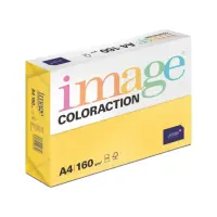 Värviline paber A4 160g IMAGE Coloraction nr.56 tumekollane (Sevilla) 250 lehte