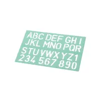 Šabloon LINEX tähestik 8530 30mm