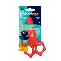 Käärid 12cm ERICH KRAUSE lastele tömbi otsaga plastikust