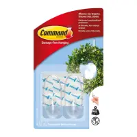 Riputuskonks 3M COMMAND 17091 M (900g) läbipaistev 2tk pakis