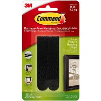 Pildikinnitusribad 3M COMMAND 17206BLK L suurus must, 7,2kg