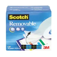 Kleeplint 19mm x 33m SCOTCH 811 eemaldatav matt