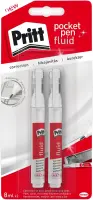 Korrektuurpliiats PRITT Pocket Pen 8ml 2tk pakis