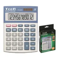 Kalkulaator TOOR TR-2245 12 kohaline hõbedane korpus