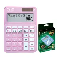 Kalkulaator TOOR TR-1223DB 10 kohaline heleroosa korpus