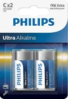 2 x Patareid PHILIPS LR14E C 2 Ultra Alkaline