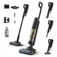 Vacuum Cleaner PHILIPS XW7264/11 Dry&wet 3-in-1 stick vacuum Black Bagless Battery  4.5 kg XW7264/11