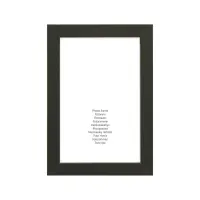 Pildiraam 15x20cm NINA Black MDF must raam