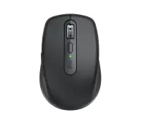 Logitech MX Anywhere 3S for Business Wireless Mouse, RF Wireless + Bluetooth, 8000 DPI, Graphite