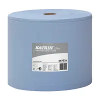 Tööstuspaber rullis, 2-kihiline KATRIN Plus L2 sinine 344m 2 rulli pakis  (44722)