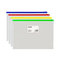 Kileümbrik A4 Zip kinnitusega läbipaistev