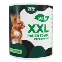 Majapidamispaber 2-kihiline SERLA Orava XXL valge