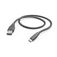 HAMA Charging Cable, USB-A, USB-C, 1,5m, must - USB kaabel