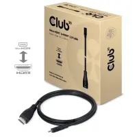 CABLE MICRO HDMI TO HDMI 1M/M/M CAC-1351 CLUB3D