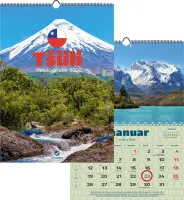Seinakalender "Reisikalender TŠIILI" A3 00362