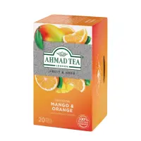 Taimetee AHMAD mango ja apelsin 20tk ümbrikus