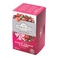 Taimetee AHMAD kibuvits/kirss/hibiskus 20tk ümbrikus