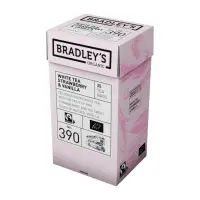Valge tee BRADLEY´S nr.390 maasika ja vanilliga 25tk
