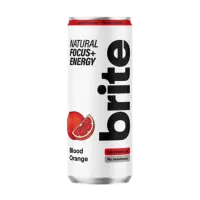 Energiajook BRITE Natural punane apelsin 0,33l (purk)