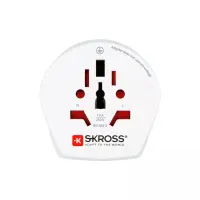 Skross Combo World to Australia / China, valge - Reisiadapter