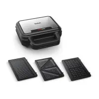 Tefal UltraCompact 3in1, hall/must - Vahvlimasin, Võileivagrill &amp; Panini Press