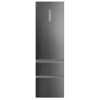 Haier 3D 60 Series 7, No Frost, 414 L, kõrgus 205 cm, tume roostevaba - Külmik
