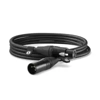 Rode XLR-3, 3 m, must - Kaabel