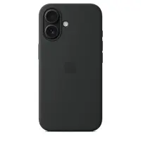 Apple Silicone Case with Magsafe, iPhone 16, must - Ümbris