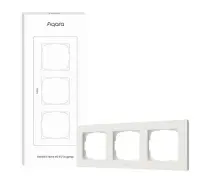 SMART SWITCH FRAME H2 (3-GANG)/WHITE FE-X02D-W AQARA