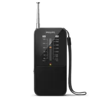 Philips TAR1509, must - Kaasaskantav raadio
