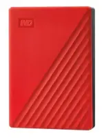 External HDD WESTERN DIGITAL My Passport 6TB USB 2.0 USB 3.2 Red WDBR9S0060BRD-WESN