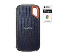 External SSD SANDISK Extreme 8TB USB-C Write speed 1000 MBytes/sec Read speed 1050 MBytes/sec...