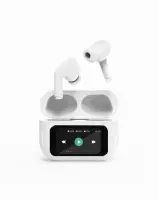 HEADSET BLUETOOTH/WHITE TWS-LCD-ANC-01-W GEMBIRD