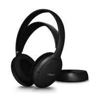 Philips SHC5200M2 TV headphones, must - Juhtmevabad kõrvaklapid