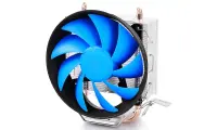 Deepcool | "Gammaxx 200T" universal cooler, 2 heatpipes, 120mm PWM fan,  Intel Socket LGA115X / 775, 95 W TDP and AMD Socket FMxx/AMxx, 100W TDP | Aluminium, Black, Bl | Cooler