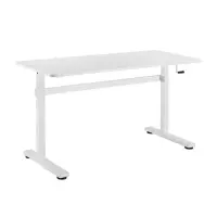 Adjustable Height Table Up Up Loki White