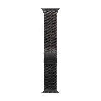 Apple Titanium Milanese Loop, 49 mm, L, must - Kellarihm