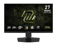 LCD Monitor MSI 27 " 2560 x 1440 pixels Wide Quad HD Native aspect ratio 16:9 LCD Flat MAG274QPFE20