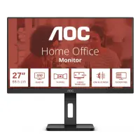 LCD Monitor AOC 27 " 2560 x 1440 pixels Quad HD Native aspect ratio 16:9 Flat Q27E3UMF